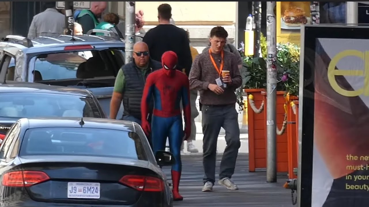  Spiderman Brand New Day (4, Marvel) Filming 🎥 in Glasgow. (9/10 August). 