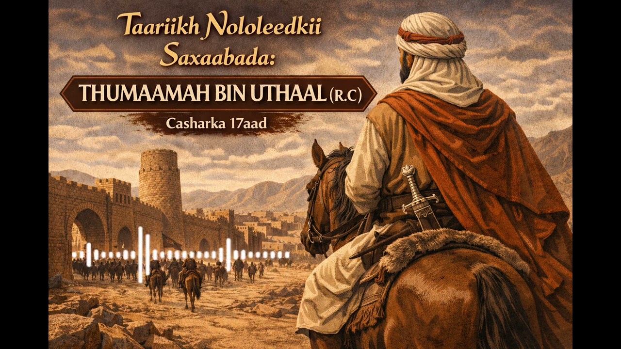 Taariikh Nololeedkii Saxaabada: THUMAAMAH BIN UTHAAL(R.C) Casharka 17aad