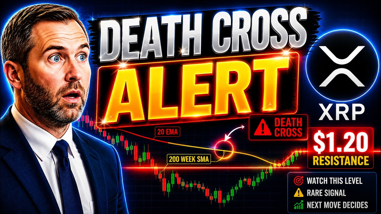 XRP News TODAY: Death Cross Warning Puts $1.20 Resistance in Danger