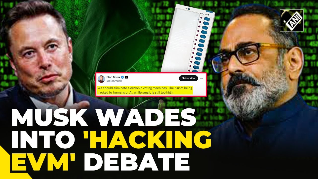 Elon Musk-Rajeev Chandrasekhar engage in a banter over EVM safety, Rahul Gandhi joins debate