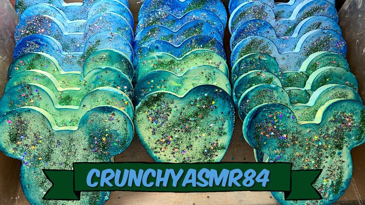 Blue & Teal Gym Chalk Mickey’s | Sleep Aid | Oddly Satisfying | ASMR