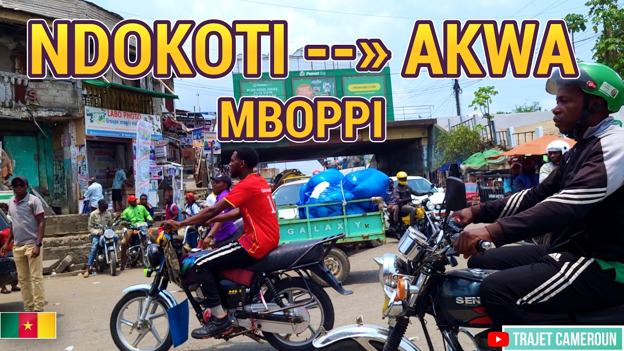 (DOUALA) du Carrefour Ndokoti à la Douche d'Akwa par Mboppi