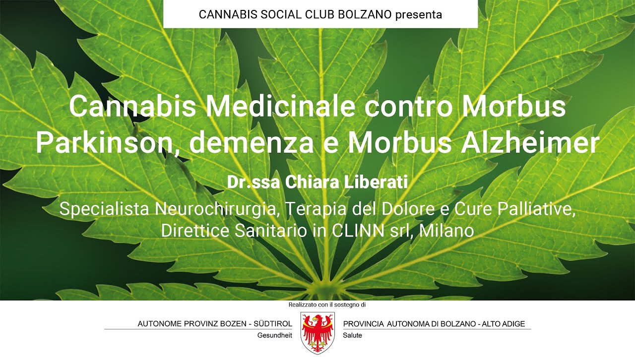 Cannabis medicinale nel trattamento di Morbus Parkinson, demenza e Morbus Alzheimer