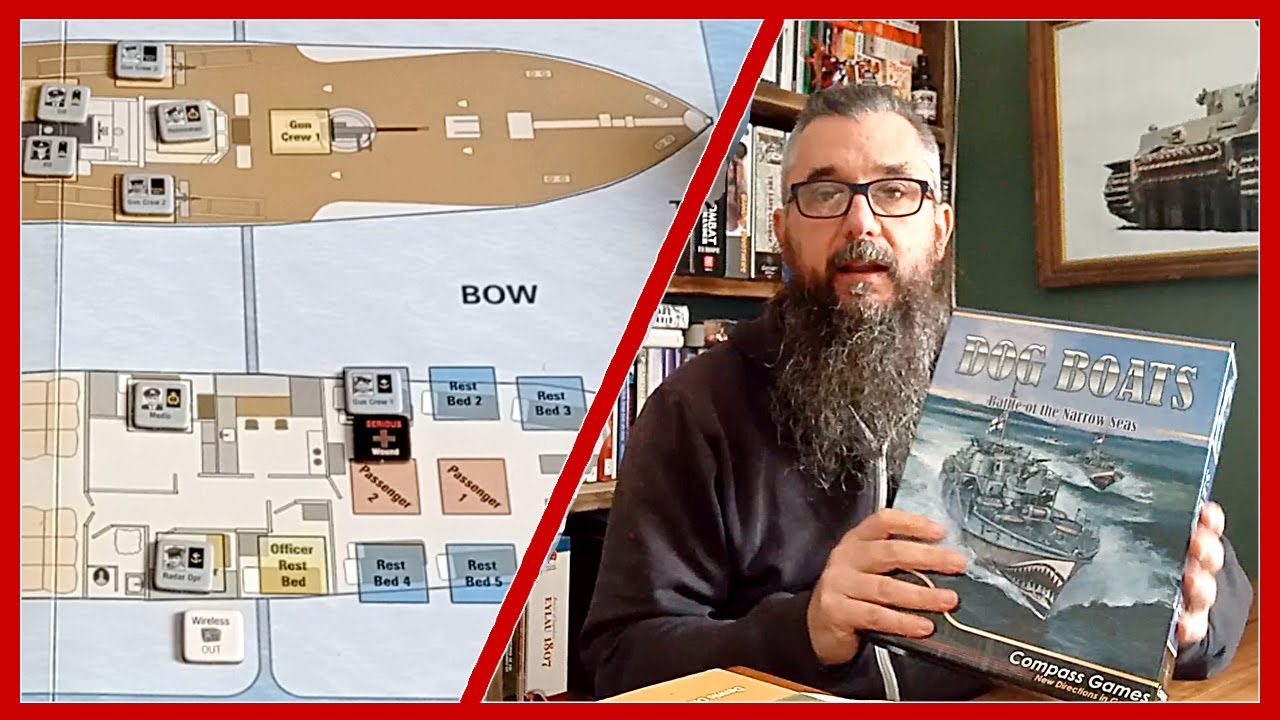 Minelaying Mission in Dog Boats -  WW2 Solitaire Wargame