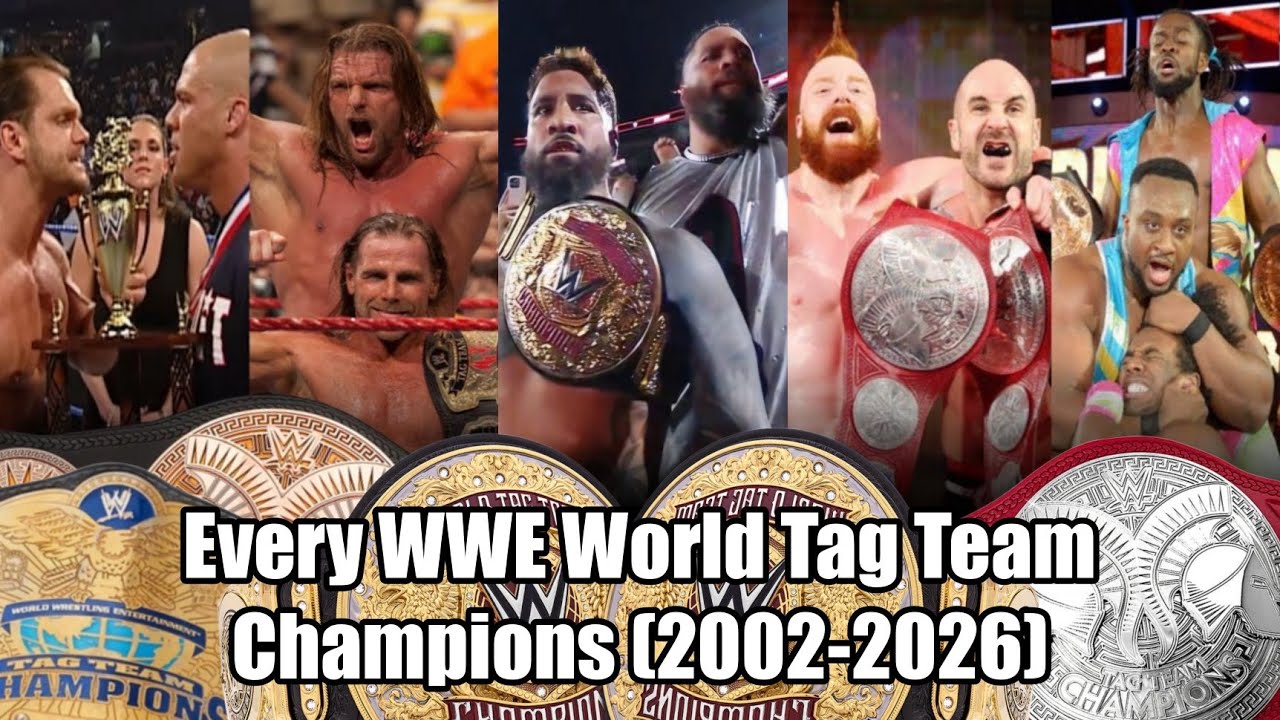 Every WWE World Tag Team Champions (2002-2026) UPDATED