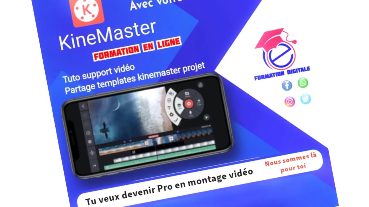 kinemaster : Apprenez à monter des vidéos PRO avec votre téléphone portable