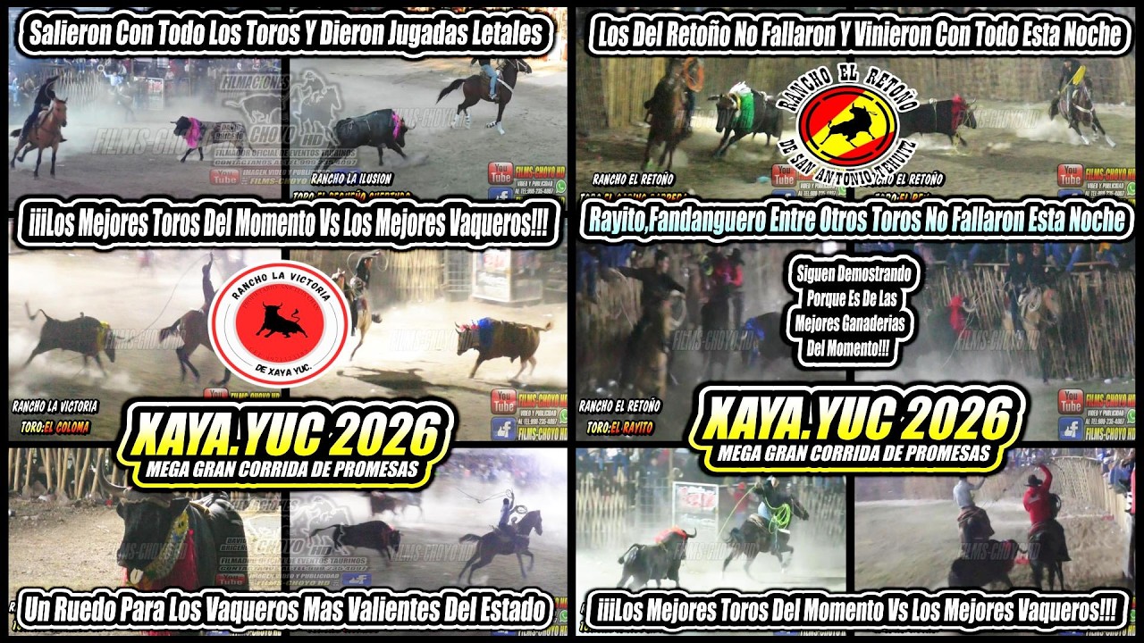 🔥🎊XAYA.YUC 2026🎊🔥GRANDIOSA CORRIDA DE PROMESAS LUNES 02 DE FEBRERO MEGA EVENTO 🤠🔥