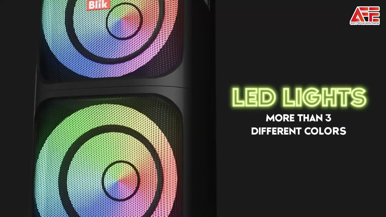 3D Speaker LED Lightings & Sounds Animation by AFE Studio