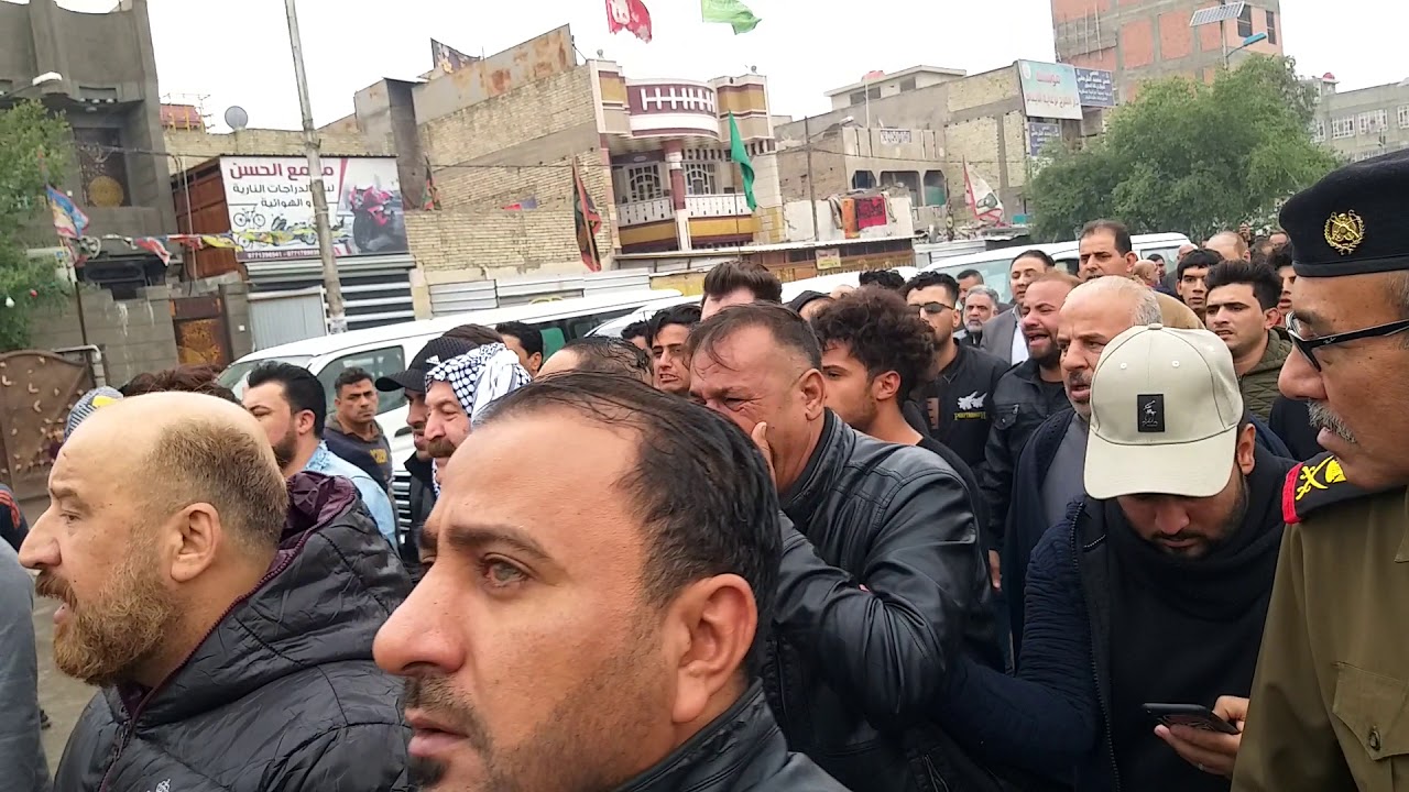 تشييع الراحل الكبير شاعر العراق رياض الوادي رحمه الله