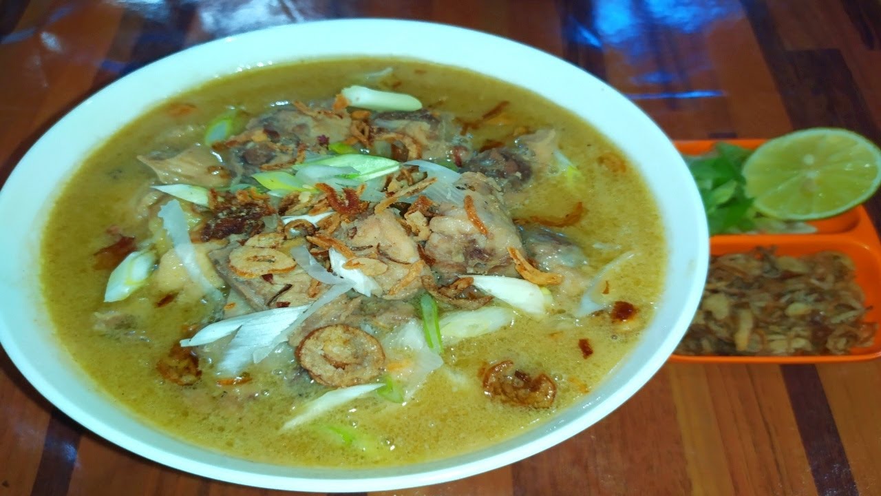 RESEP COTO AYAM KHAS MAKASSAR KUAH KENTAL SIMPLE DAN SUPER ENAK