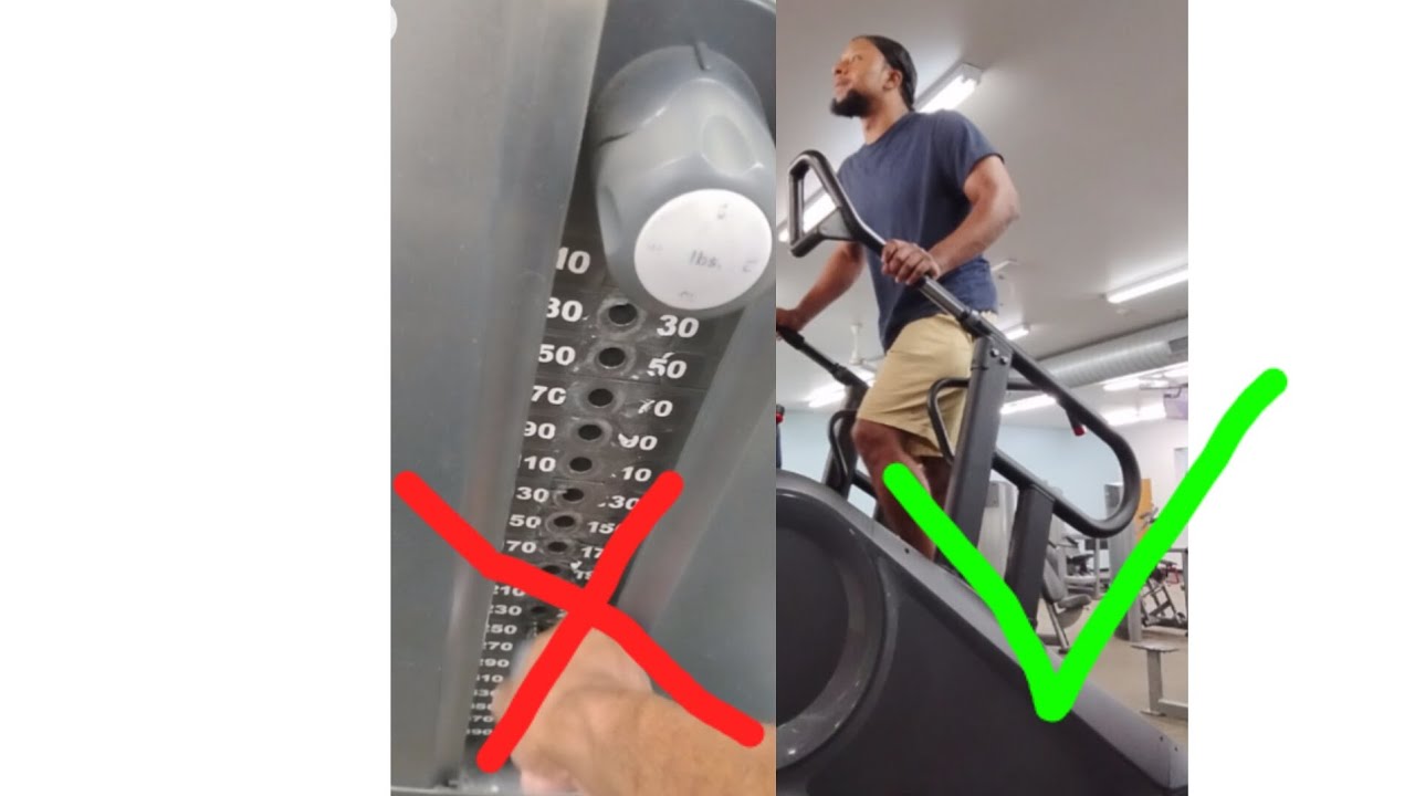 Pace yourself and work your way up to the heavier weights