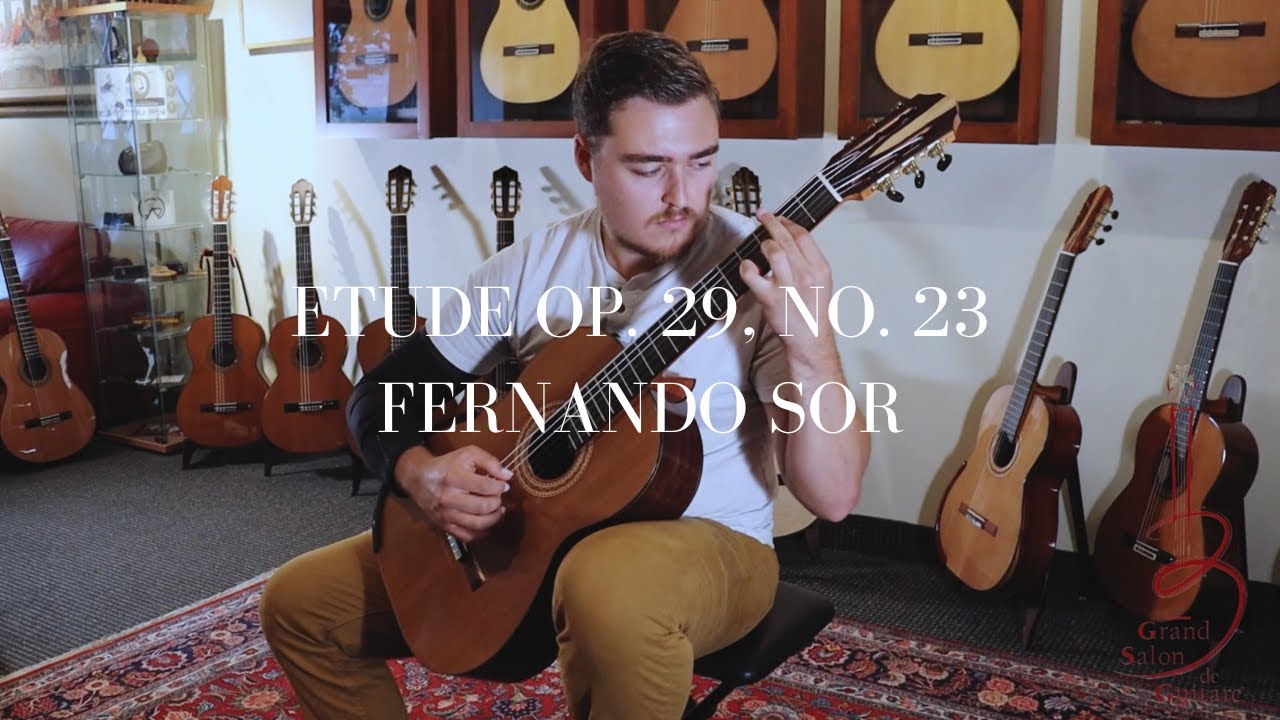 Fernando Sor | Etude Op. 31, No. 23 on Stephane Ferre double top guitars