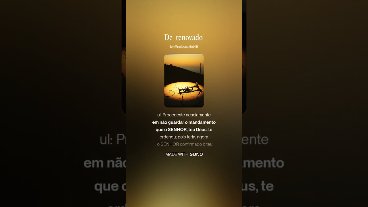 13 de renovado trap Bíblia cantada 1samuel 13 : 1 - 23 