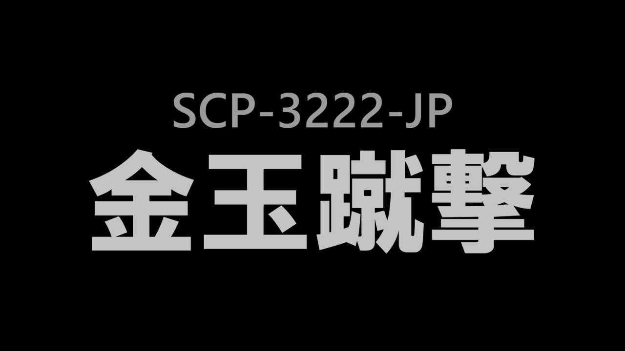 【ゆっくり紹介】SCP-3222-JP【金玉蹴撃】