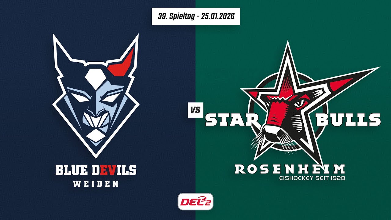 39. Spieltag DEL2 | Blue Devils Weiden vs. Starbulls Rosenheim | Game Highlights