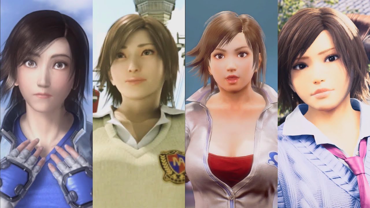 Asuka Kazama ALL Ending Tekken 5 - 8 & Tag Tournament [4K]