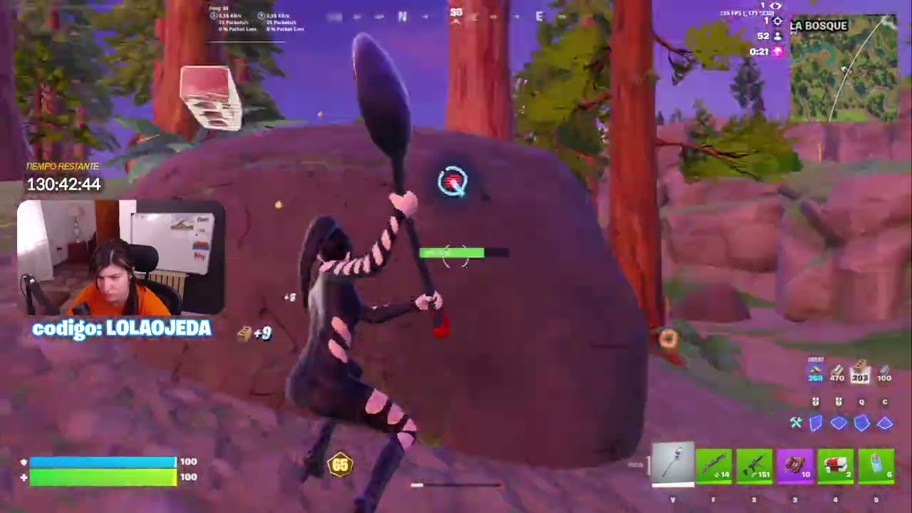La Lisa juega un torneo de fortnite