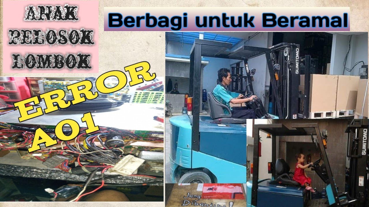 #sumitomoforklift Error A01 yg melelahkan/ untung ada pak Dar dan pak Supri selalu mensuport