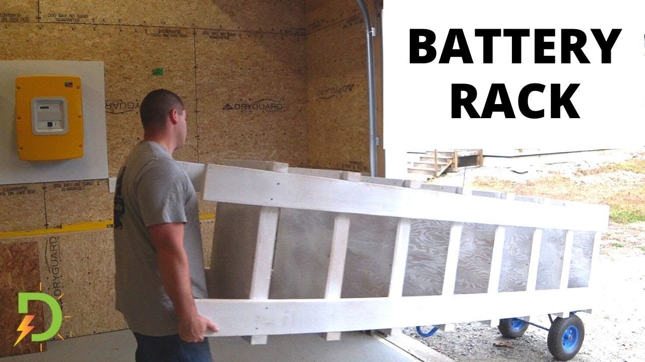 Building a Battery Rack for DIY Solar Off-Grid System