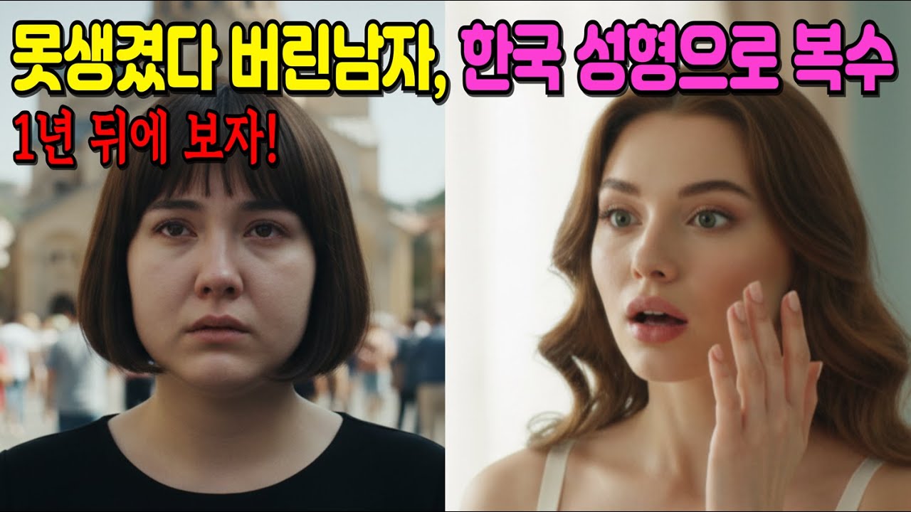 한국 성형 후, 못생겼다 버린남자를 무릎 꿇고 통곡하게 만든 조지아 갑부 여성.