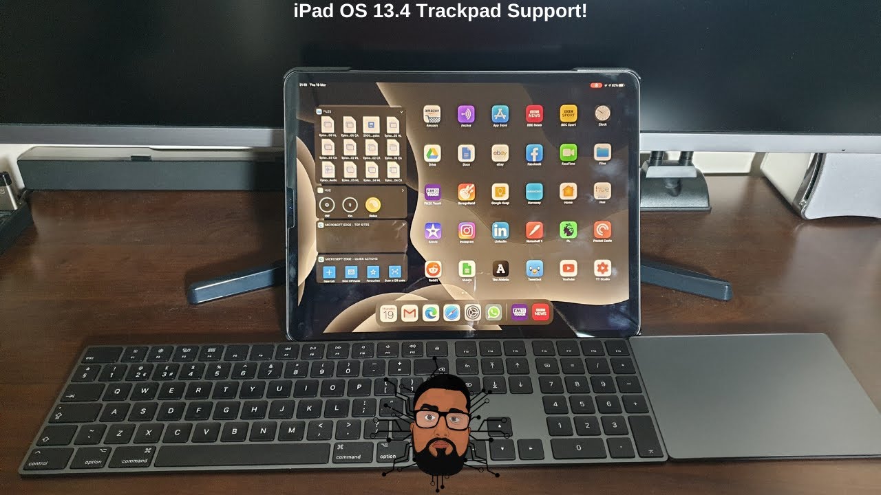 iPad OS 13.4 Trackpad Support!