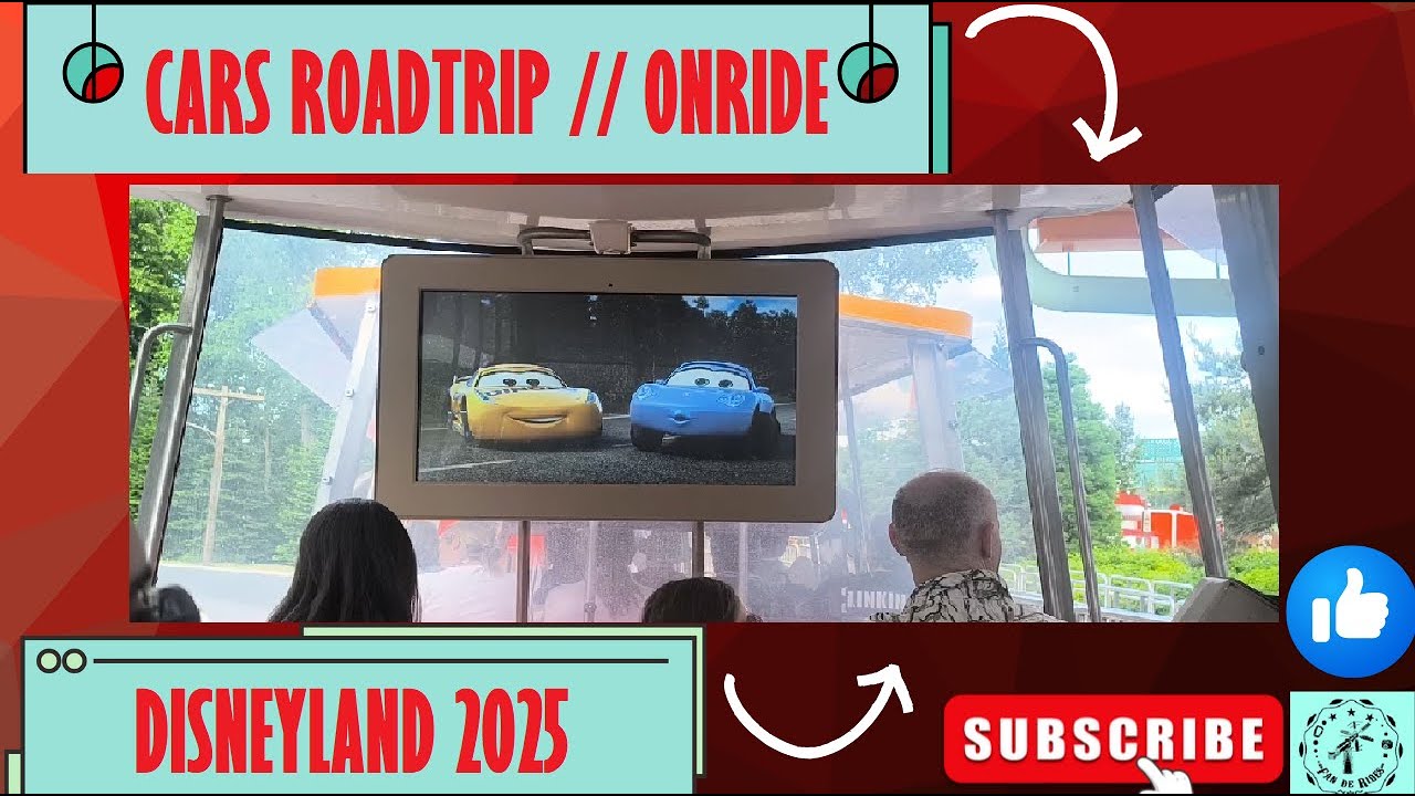 CARS ROADTRIP [Onride] DISNEYLAND PARIS STUDIOS 2025