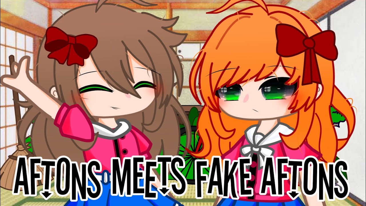 Aftons Meets Fake Aftons//FNAF//MY AU//Credits in desc//Read desc :) {THANKS FOR 1M VIEWS 🤩🙌}