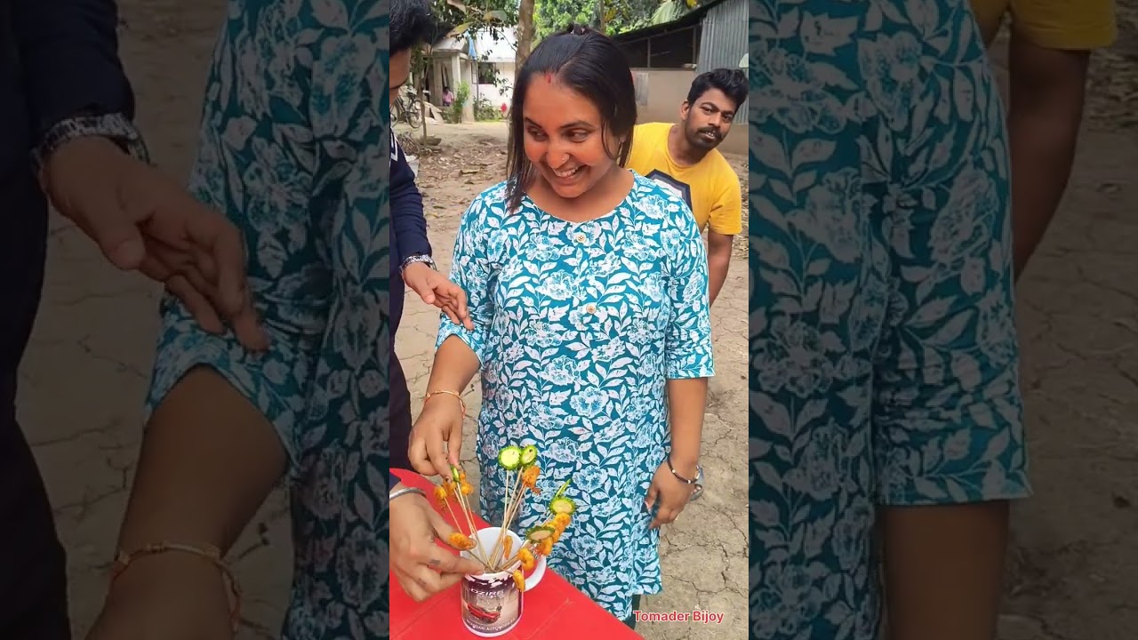 কার ভাগ্যে আছে কাঁচা করলা কার ভাগ্যে আছে 🦐🍤চিংড়ি মাছ দারুণ মজার 😁গেম🎯