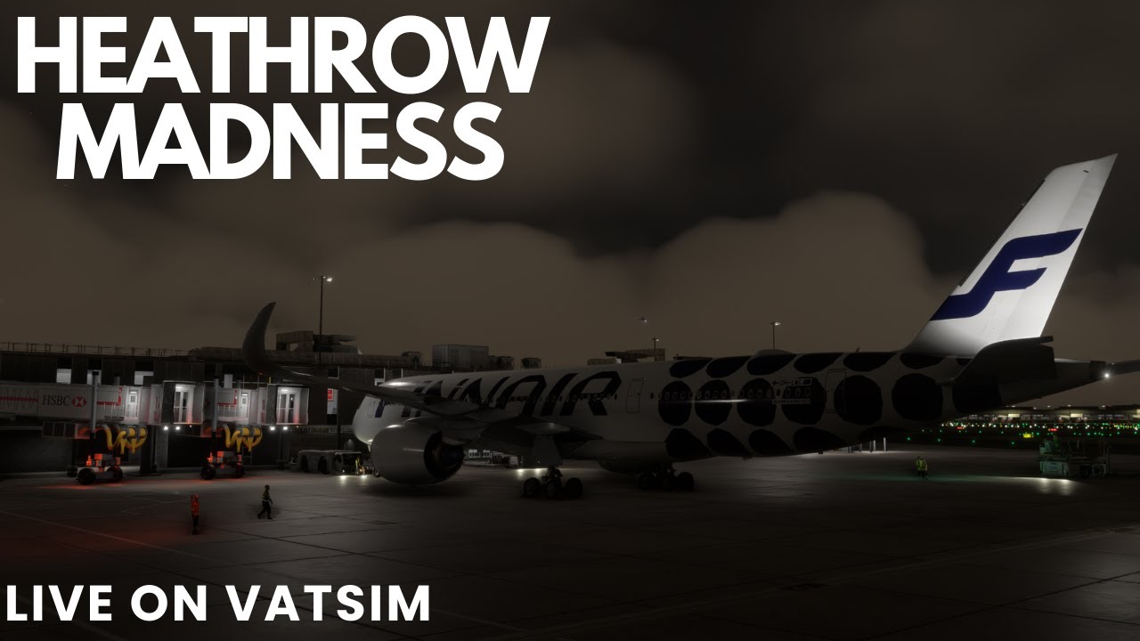 VATSIM Heathrow Madness | Heathrow - Helsinki | IniBuilds A350