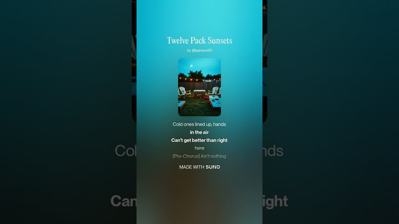 Brandon Pinson - Twelve Pack Sunsets - @brandonpinson81