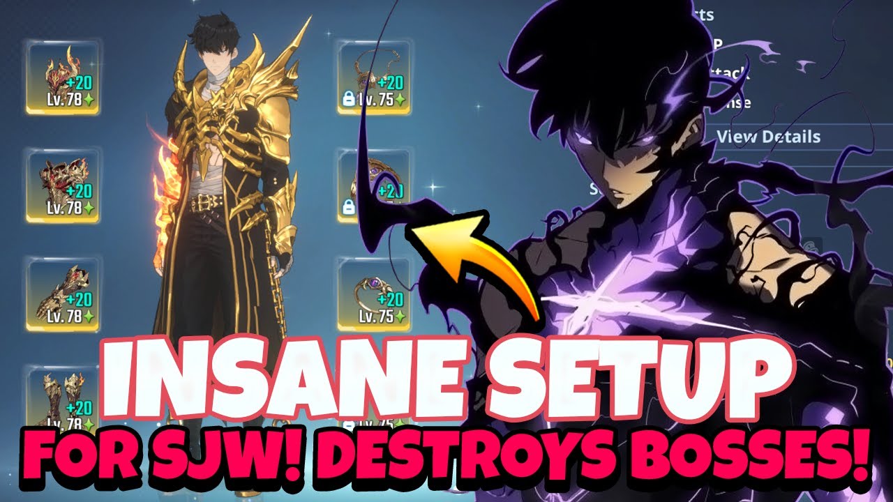 YOU HAVE TO TRY THIS SETUP! MY FAVORITE SJW BUILD FOR WOBL & BOSSES! [Solo Leveling: Arise]