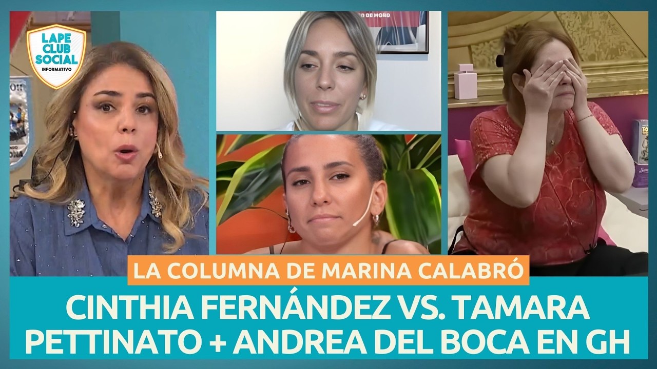 🔥 TAMARA PETTINATO + ANDREA DEL BOCA + AMALIA GRANATA: LA COLUMNA DE MARINA CALABRÓ