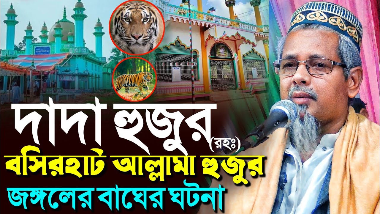 দাদা হুজুর ও বসিরহাট আল্লামা হুজুর জঙ্গলে বাঘের ঘটনা┇মাওলানা আবুল কালাম আজাদ┇Maulana Abul Kalam Azad
