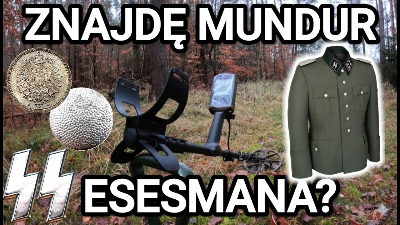 POSZUKIWANIA  PONIEMIECKICH ŚMIETNIKÓW WOJENNE NIEWYGODNE FANTY wykrywaczem metali w lesie #wykopki 