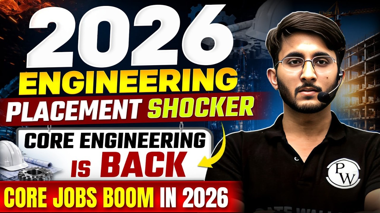 Why Core Engineering Jobs Are Booming in 2026 | Mechanical, Civil & Electrical Placements Rising 📈