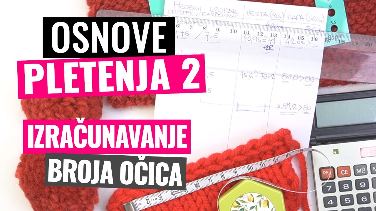 Izračunavanje broja očica - How Many Stitches do I Need