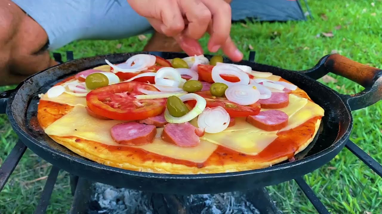 Acampei sozinho e fiz comida no mato - Acampamento