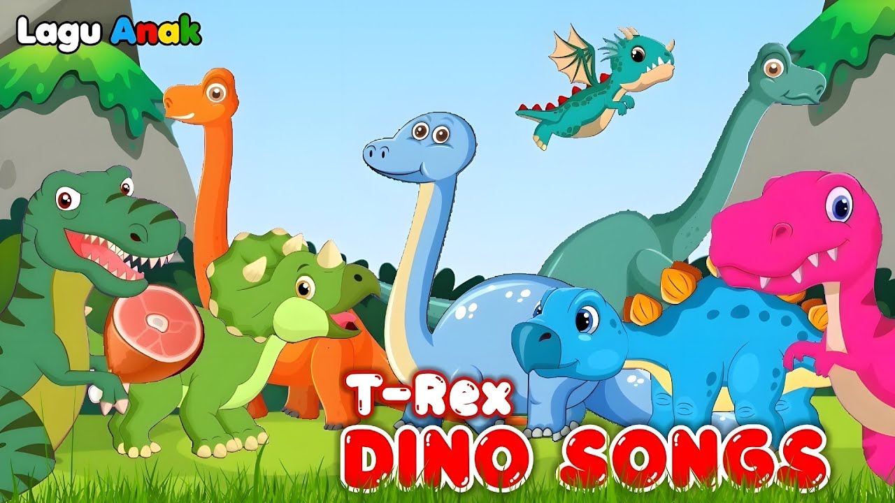 Lagu T - Rex - Dino Song - Dunia Dino - Lagu Anak Trending - Lagu Anak Viral - Lagu Anak Populer