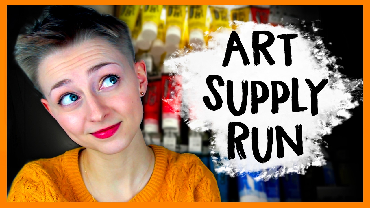 ART SUPPLY RUN! 👱🏻🎨