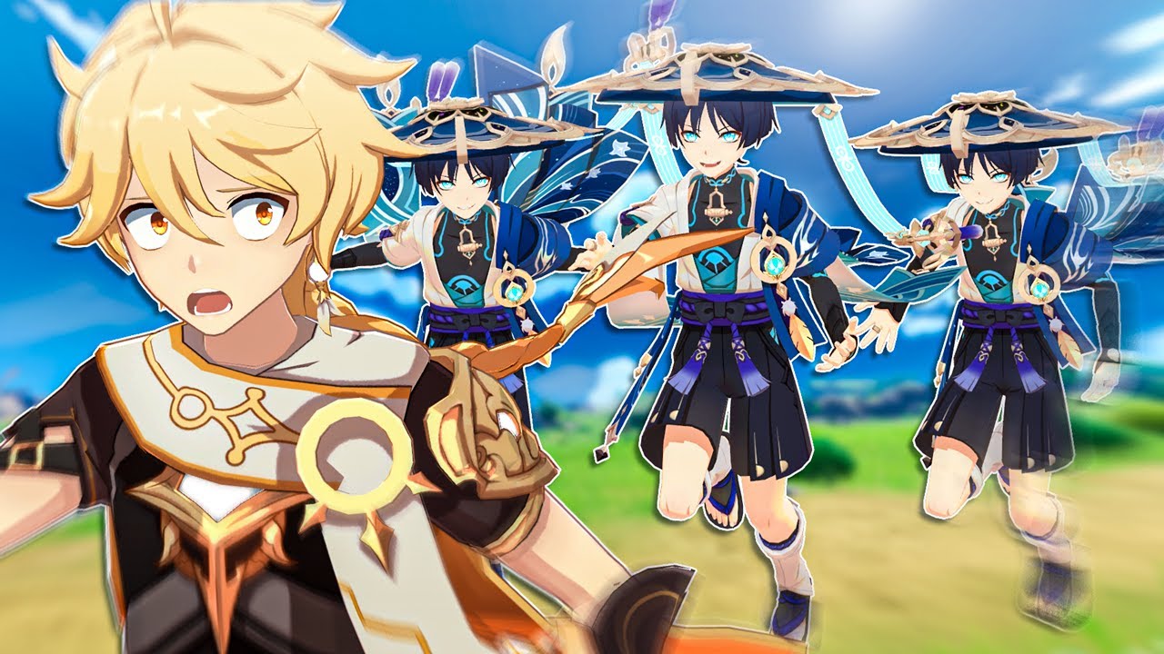 Genshin: MORDEX vs 3 ASESINOS 😱🔪 GENSHIN SPEEDRUN con AMIGOS!