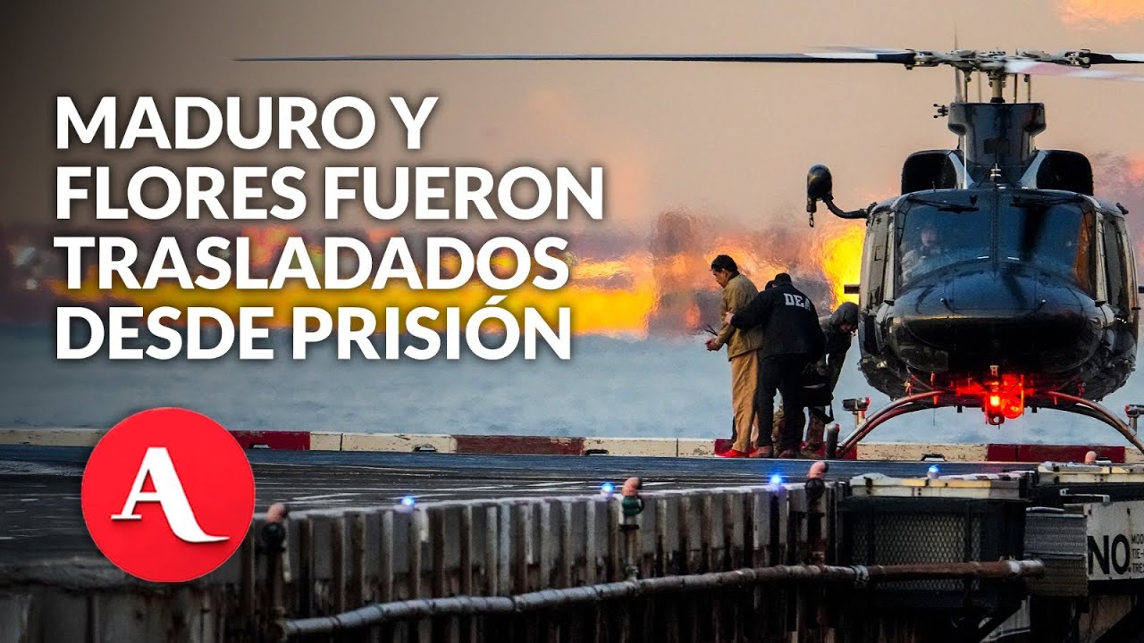 Nicol&aacute;s Maduro llega al tribunal federal de Manhattan para su primera audiencia