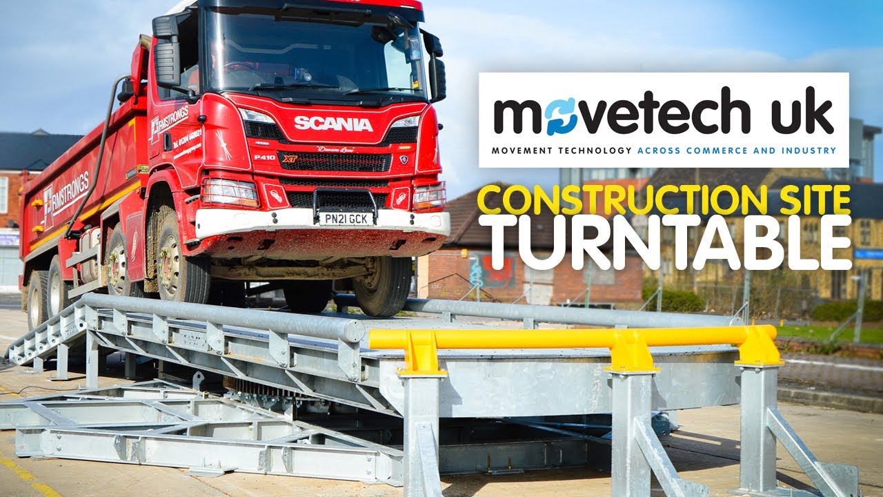 Movetech UK Construction Site Turntable - Step by step testing demonstration.