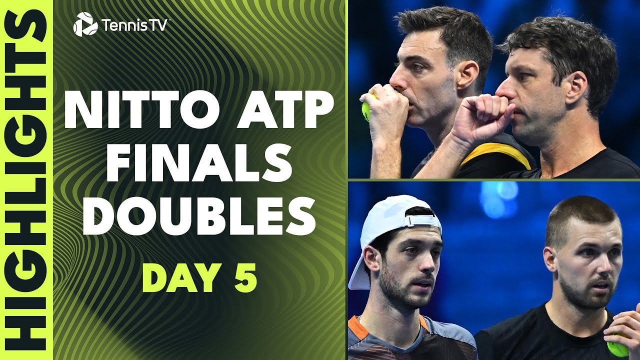 Cash/Glasspool, Granollers/Zeballos,Bolelli,Vavassori FT | Nitto ATP Finals Day 5 Doubles Highlights