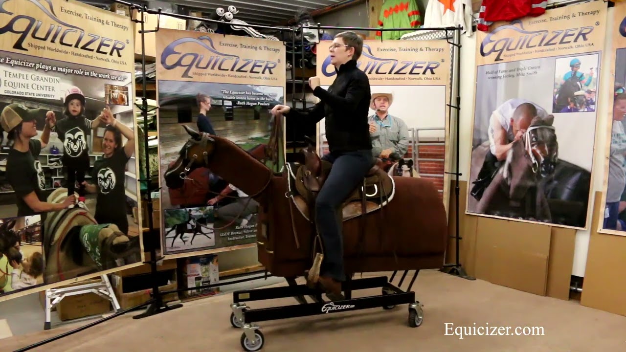 Solange Western Riding Tips on the Equicizer