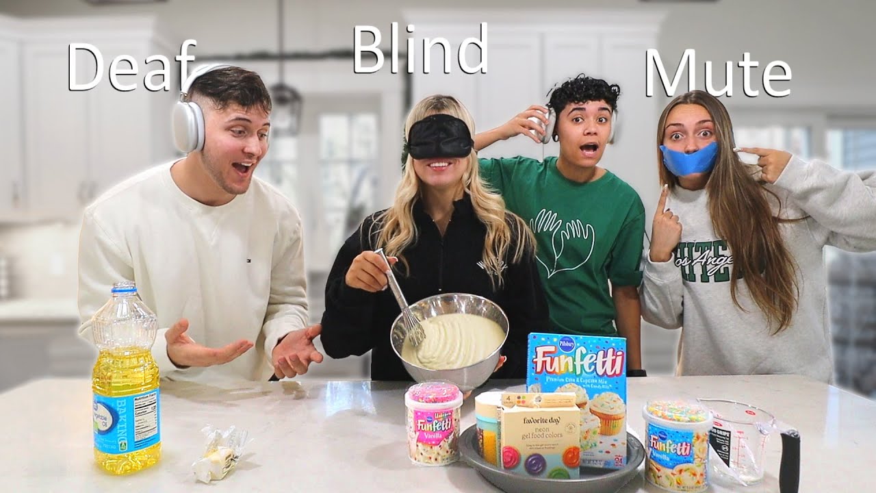 BLIND, DEAF, & MUTE CHALLENGE!