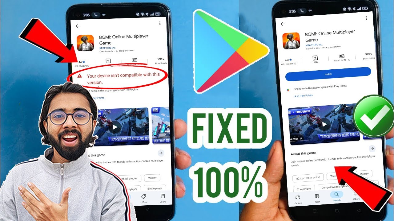 😍Solved :Your device isn't compatible with this version 2025 | Any Smartphone | Playstore Error Fix