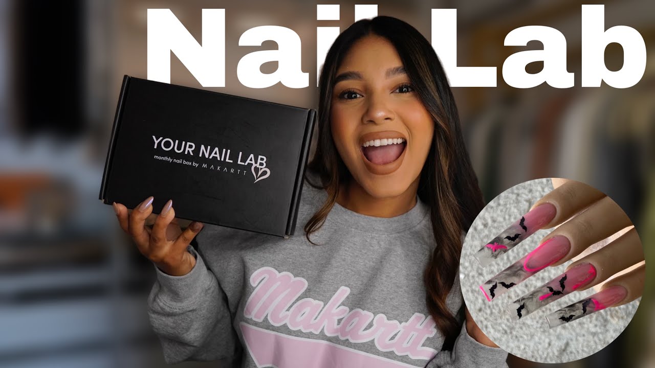 Makartt Nail Subscription Box? Unboxing + Pink Halloween Nails