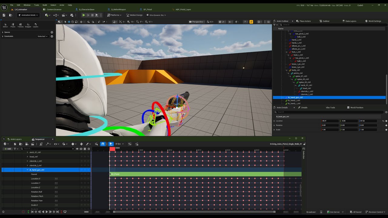 UE5 - Animating in Sequencer, Constraints, IK, and advanced techniques for animating in engine