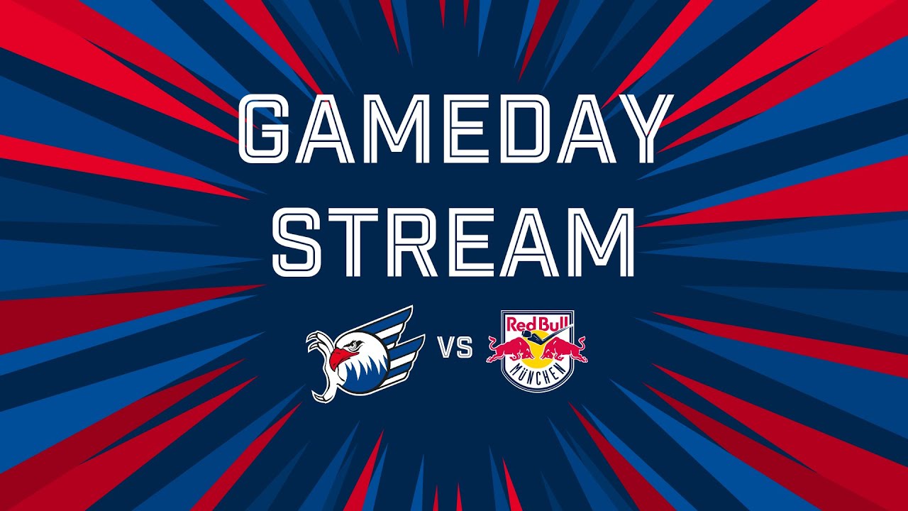 Gameday-Stream: Adler Mannheim VS. EHC Red Bull München