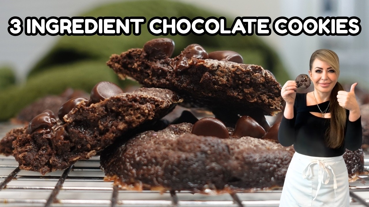 KETO 3 INGREDIENT CHOCOLATE COOKIE RECIPE